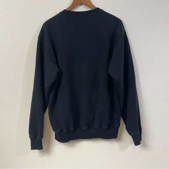 Pleasing Crewneck Medium Harry Styles Black Sweatshirt Casual - Picture 3 of 13